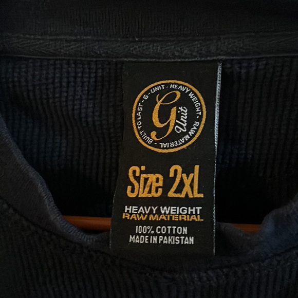 2000’s G-Unit Thermal 2Xl 50 cent hip hop rap DARK BLUE - Picture 3 of 4